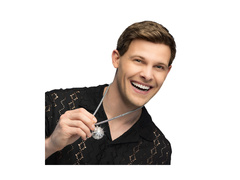 LED-owy naszyjnik kula disco