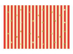 Obrus Pasy z gwiazdkami - 120 x 180 cm - 1 szt.