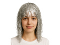 Peruka foliowa srebrna - 1 szt.
