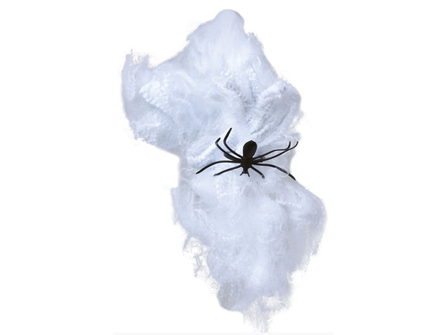 Pająk z pajęczyną na halloween - 1 szt.