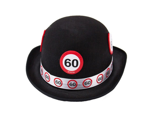 Kapelusz na 60 urodziny - 1 szt.