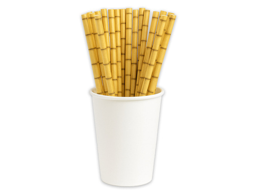 Słomki Bambus - 19 cm - 25 szt.