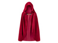 Peleryna z kapturem - burgundowa  - 80 cm