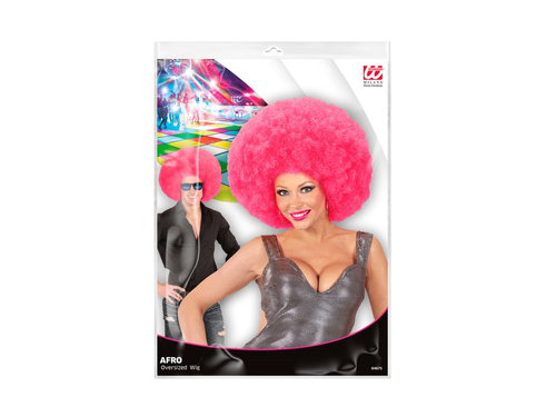 Różowa wysoka peruka afro wysokiej jakości