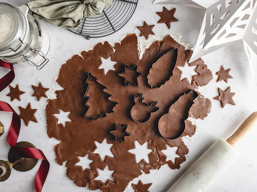 Zestaw foremek do ciastek na Boże Narodzenie - 6 szt.