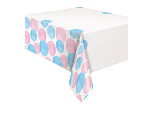 Obrus Baloniki na Baby Shower - 137 x 213 cm - 1 szt.