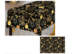 Obrus sylwestrowy Happy New Year - 137x274 cm - 1 szt.