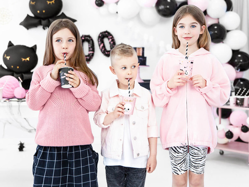 Kubeczki papierowe halloweenowe Boo! - 220 ml - 6 szt.