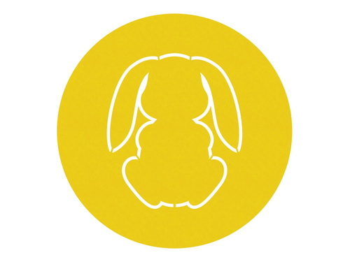 Podstawka pod talerz - Zajączek Wielkanocny - 36 cm - 1 szt.