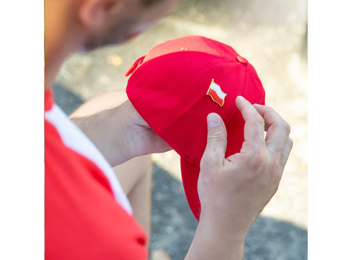 Przypinka Flaga Polski - 2,5 x 2 - 4 szt.