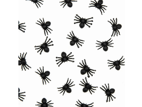 Dekoracja Pająki na Halloween - 50 szt.
