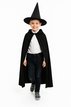 Zestaw czarownica - czarny - 1 op.