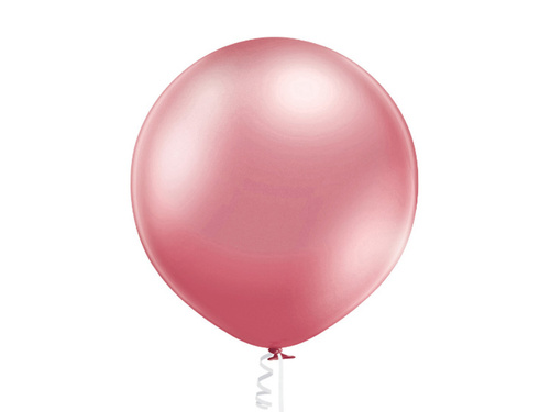 Balon lateksowy Glossy różowy - olbrzym 60 cm - 1 szt.