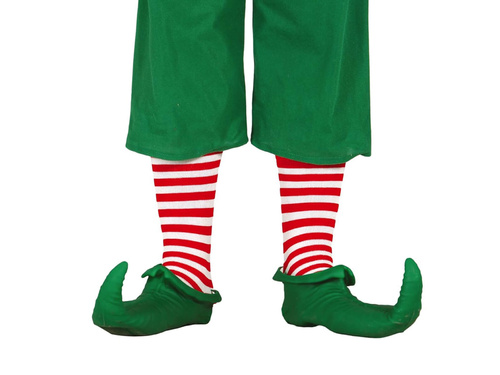 Skarpety długie w czerwone paski - 1 para