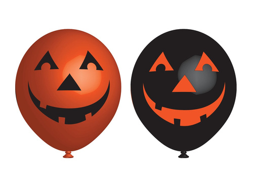 Balony lateksowe Dynia - 27 cm - 6 szt.