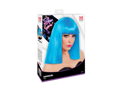 Błękitna peruka Showgirl