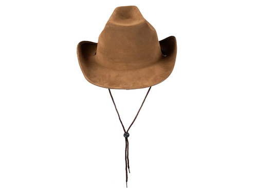 Kapelusz kowbojski brązowy - 1 szt.