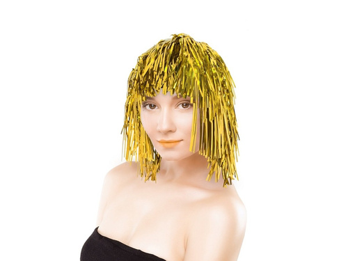 Peruka foliowa - złota.