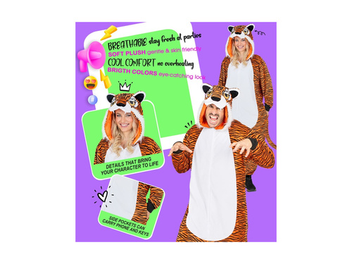 Pluszowy strój tygrysa