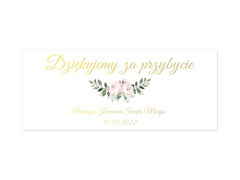 Naklejki personalizowane na pudełka na ciasto - 8 szt.