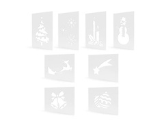 Szablony do sztucznego śniegu - 2 szt.