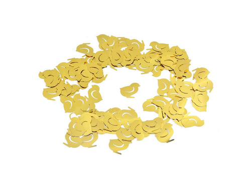 Konfetti kurczaczki wielkanocne złote - 15 g
