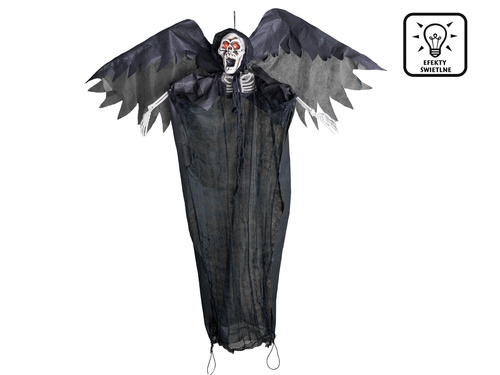 Dekoracja wisząca Anioł Śmierci - 120 cm - 1 szt.