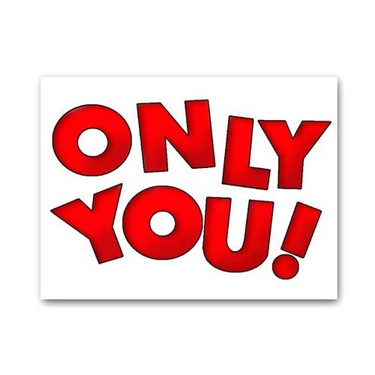 Naklejki na buty Only You! - 2 szt.