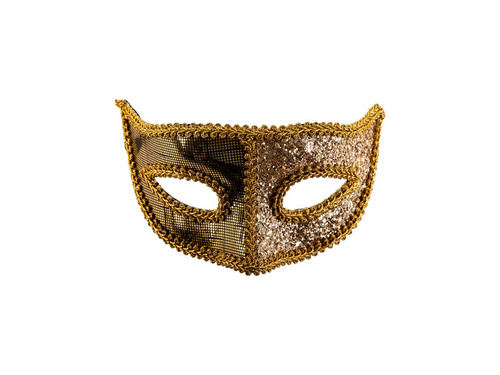 Maska karnawałowa złota