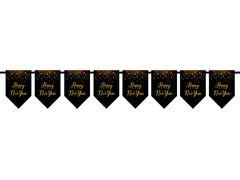 Baner wiszący flagi Sparkling Happy New Year - 5 m