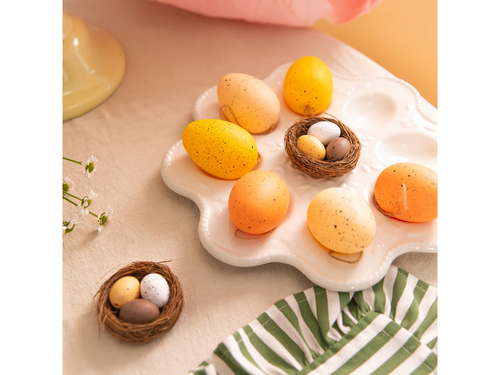 Dekoracja Wielkanocna Jajka w Gniazdkach - 2 szt.