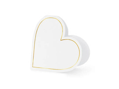 Wizytówki na stół Serca - 15,7 x 22 cm - 10 szt.