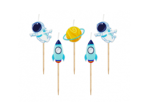 Świeczki pikery Kosmos - 5 szt.