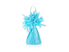 Obciążnik foliowy do balonów napełnionych helem - pastelowy błękitny - 145 g