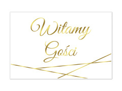 Plakat Weselny - 90x60 cm