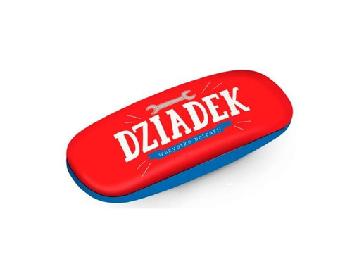 Etui na okulary z napisem Dziadek wszystko potrafi