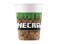 Kubeczki papierowe Minecraft - 200 ml - 8 szt.