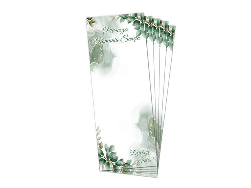 Podziękowanie dla gości Merci na Komunię Świętą - 5 szt.