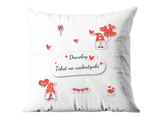 Poszewka personalizowana na Walentynki - 1 szt.