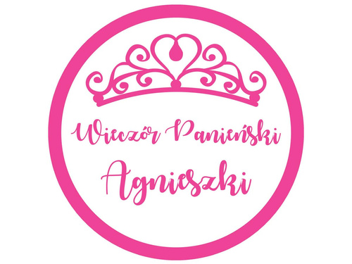 Dekoracyjny opłatek tortowy na Wieczór Panieński - 20 cm