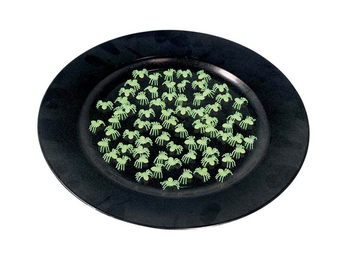 Dekoracja Pająki fluorescencyjne na Halloween - 70 szt.