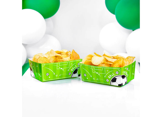 Pudełka na chipsy Piłka Nożna - 3 szt.