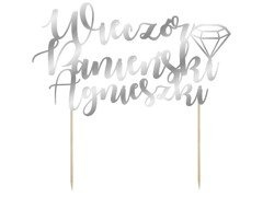 Topper na tort Wieczór Panieński personalizowany - 20 cm