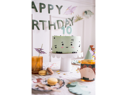 Świeczka cyferka jeden błękitna - 1 - 1 szt.