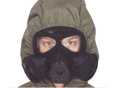 Maska gazowa czarna - 1 szt.