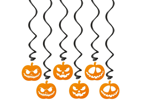 Świderki Dynie na Halloween - 6 szt.
