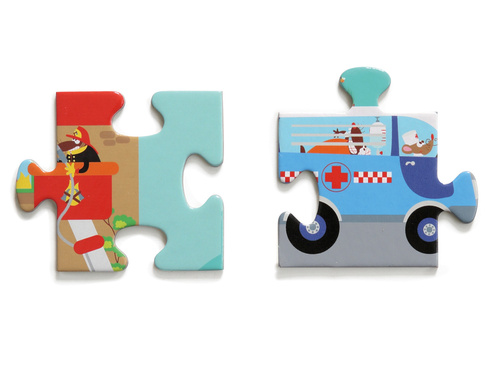 Duże podłogowe Miasto - 120x32 cm