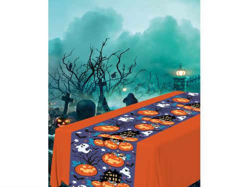 Bieżnik Wesołe Halloween - 28 cm x 275 cm - 1 szt.