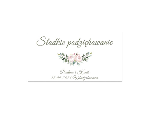 Naklejki personalizowane na pudełka na ciasto - 30 szt.