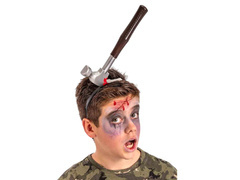 Młotek w głowie na Halloween - 1 szt.